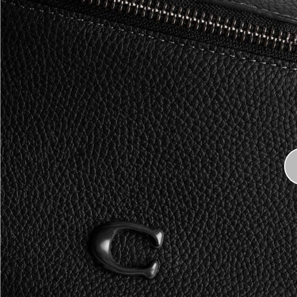 Coach Black Belt Bag 7 - Picture 6 of 7